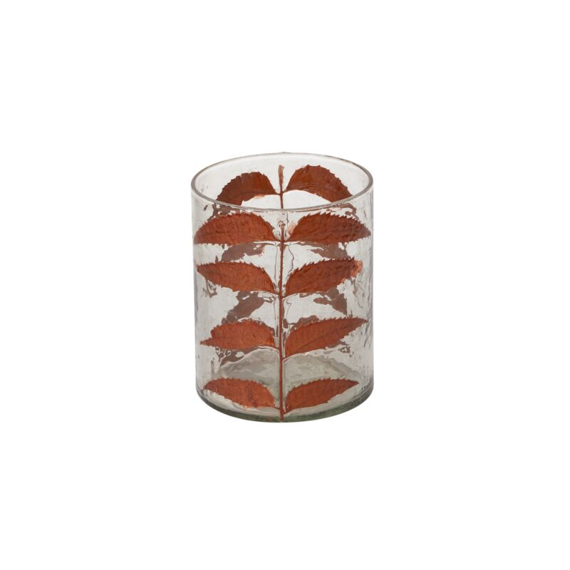 Copper Leaves Votive