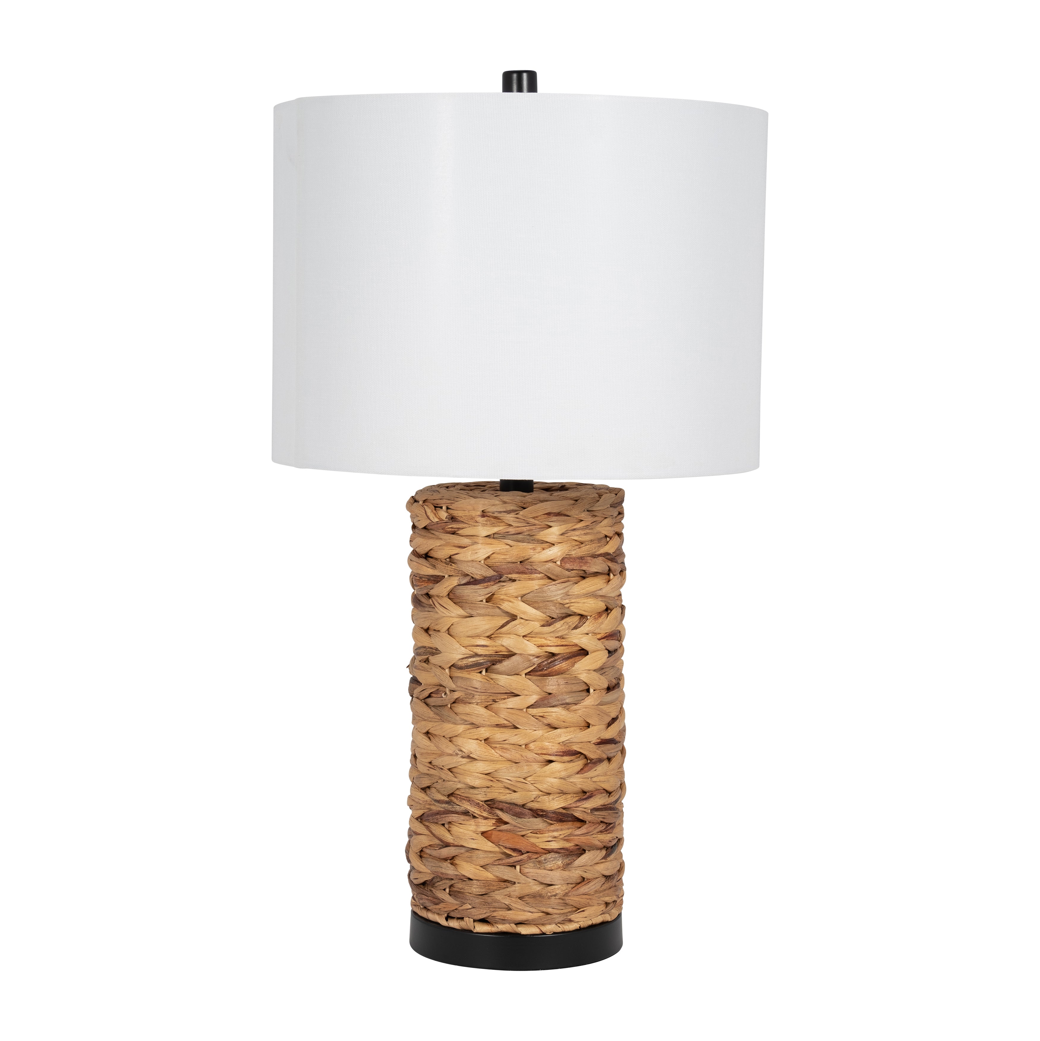 Seagrass 26" Pillar Table Lamp, Natural