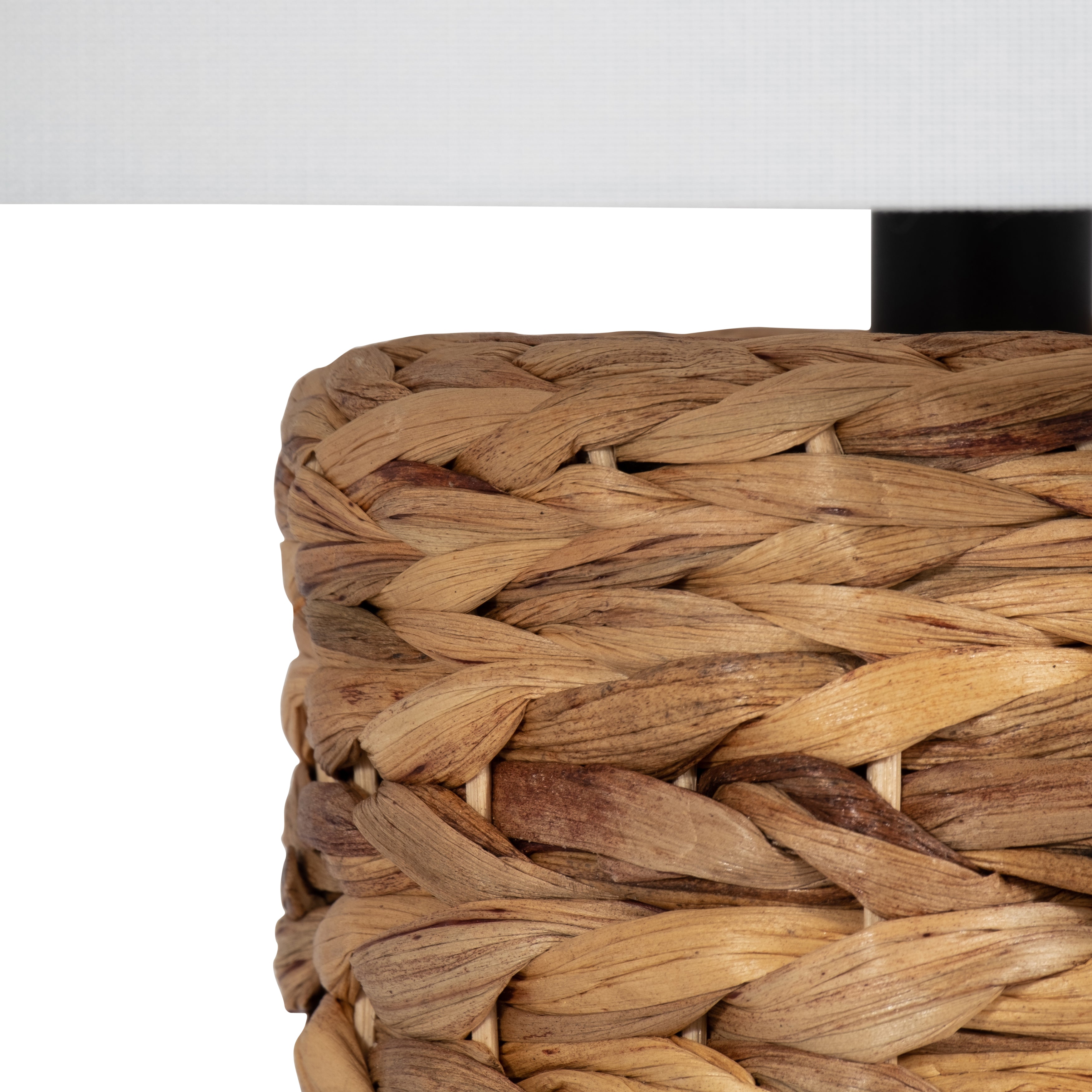Seagrass 26" Pillar Table Lamp, Natural