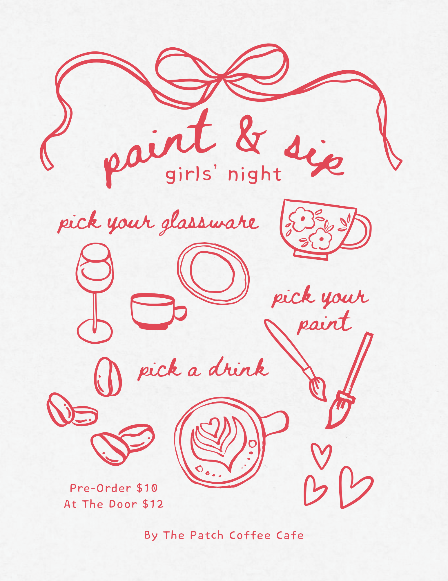 Paint & Sip Preorder