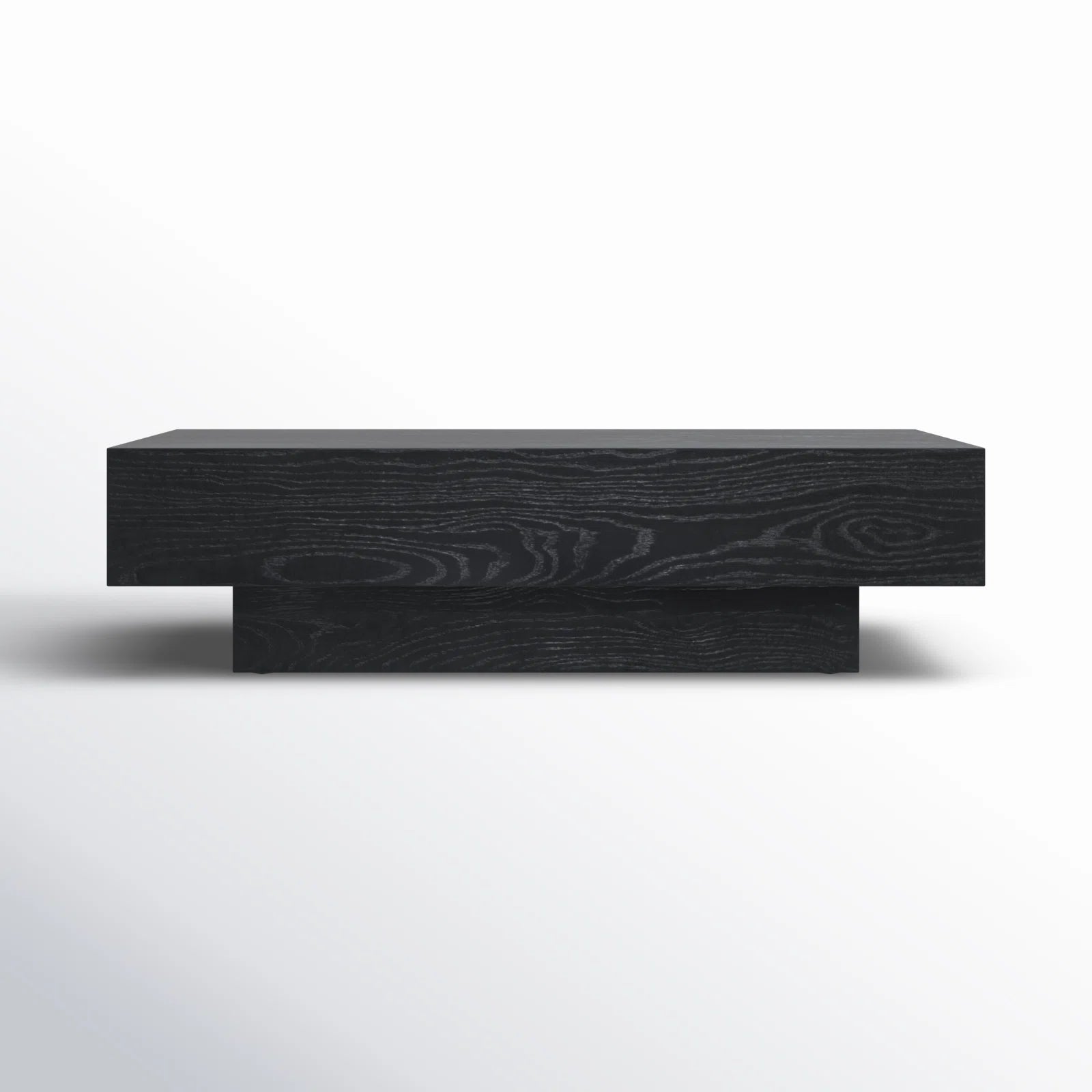 Square Wood Black Cocktail Table