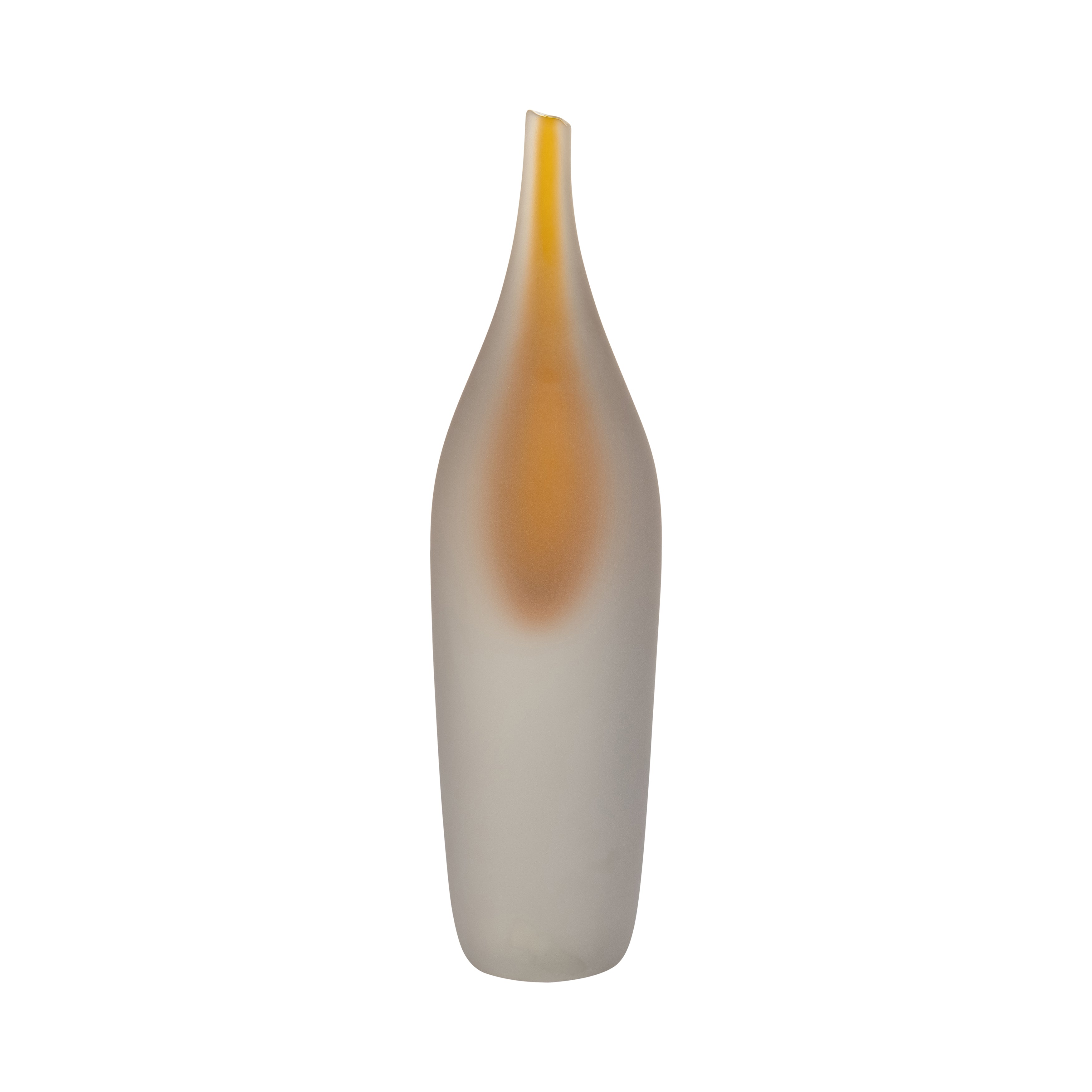 Honeycomb Hues: 14" Glass Art - A Touch of Liquid Gold
