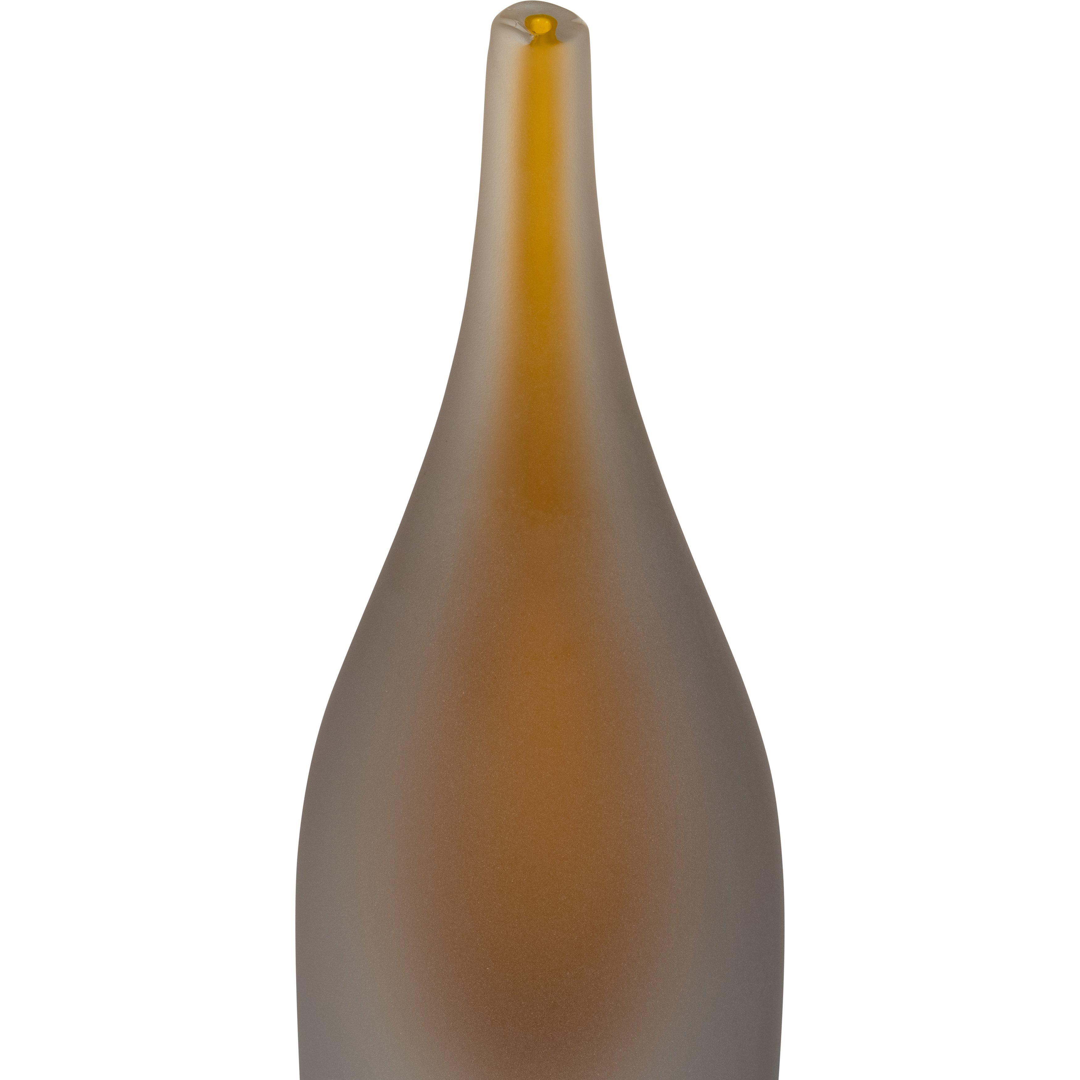 Honeycomb Hues: 14" Glass Art - A Touch of Liquid Gold