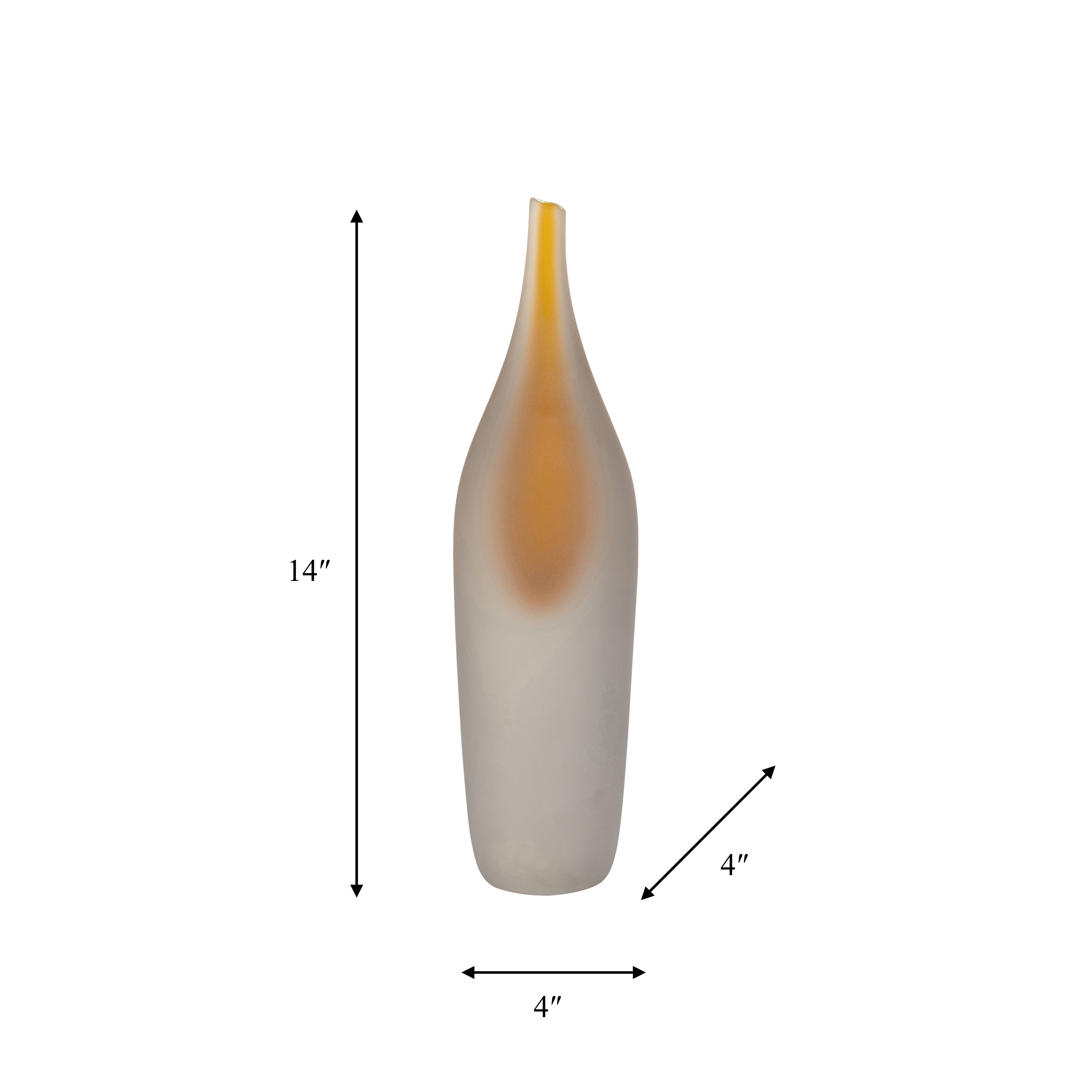 Honeycomb Hues: 14" Glass Art - A Touch of Liquid Gold
