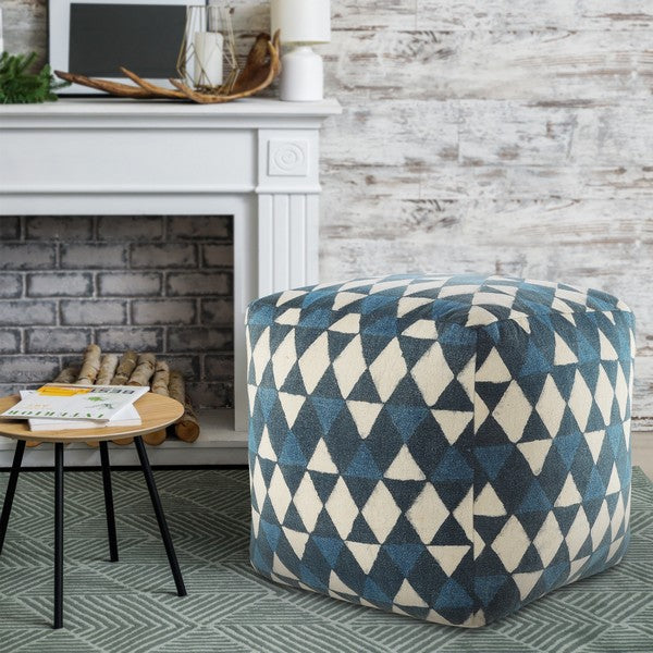 Midnight Diamond 20 x 20 x 20 Pouf