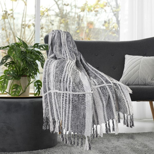 Charcoal Clouds 50 x 60 Throw Blanket
