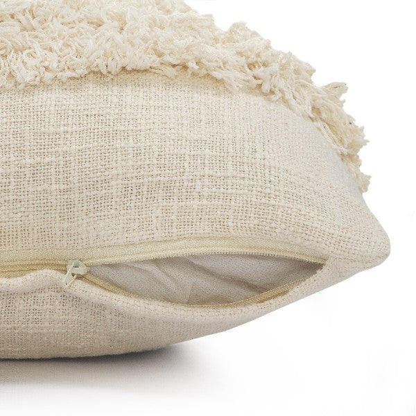 Rustic Ruffle 20 x 20 Fringe Pillow