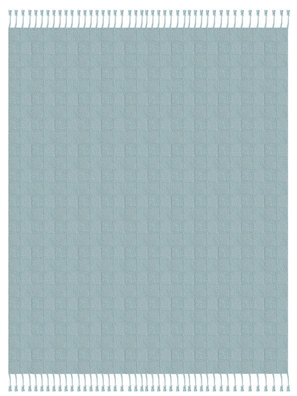 Blue Glow Throw Blanket