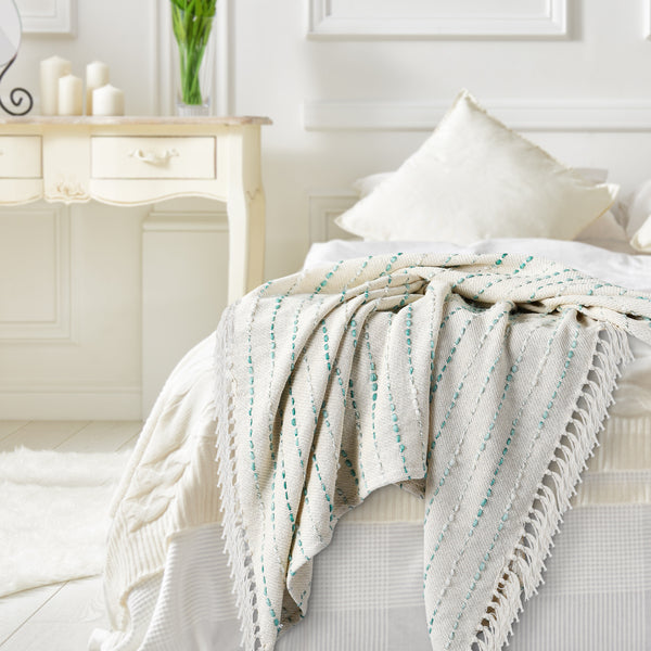 Tidal Treasures Beach Glass Blanket