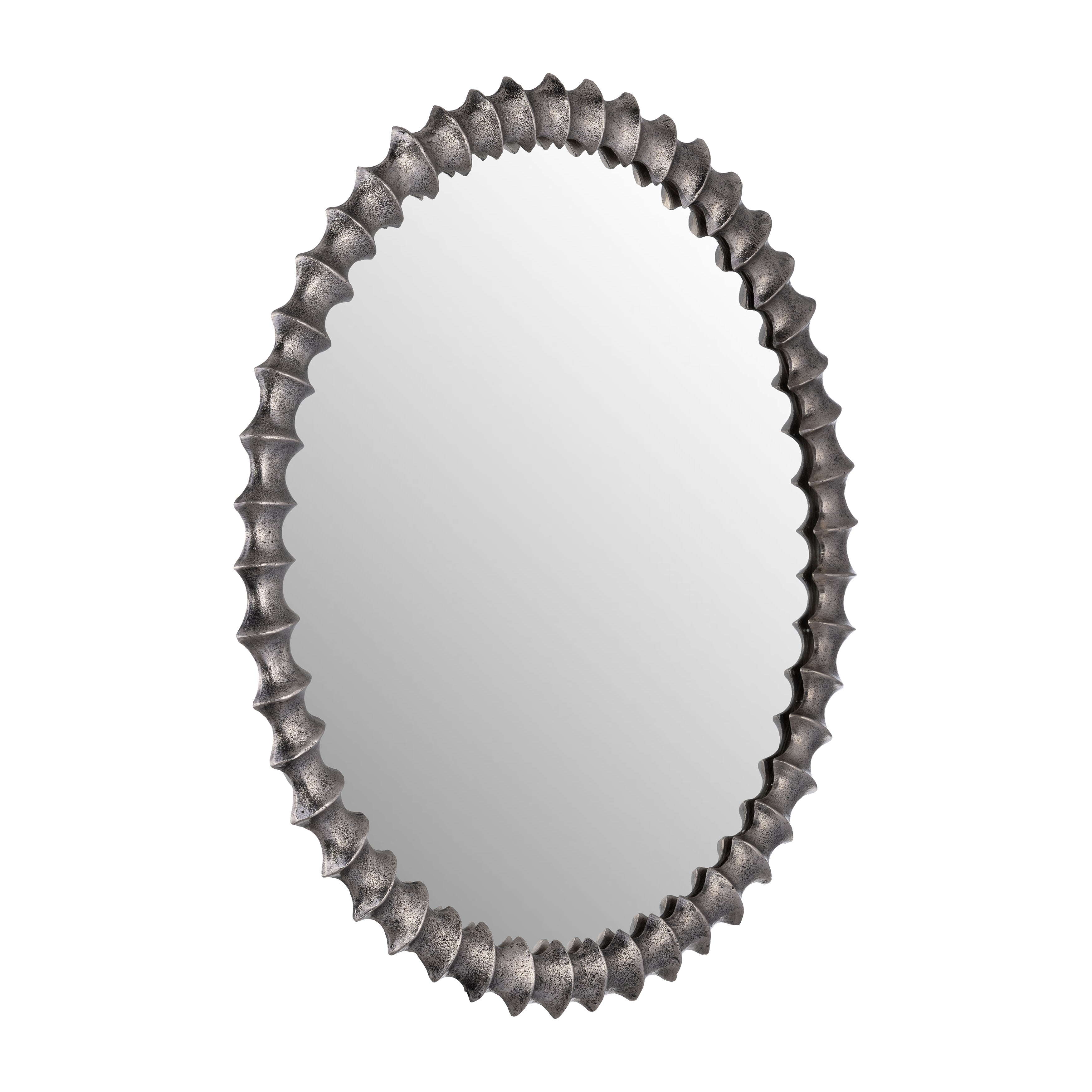 The Metal Ring Texture Mirror