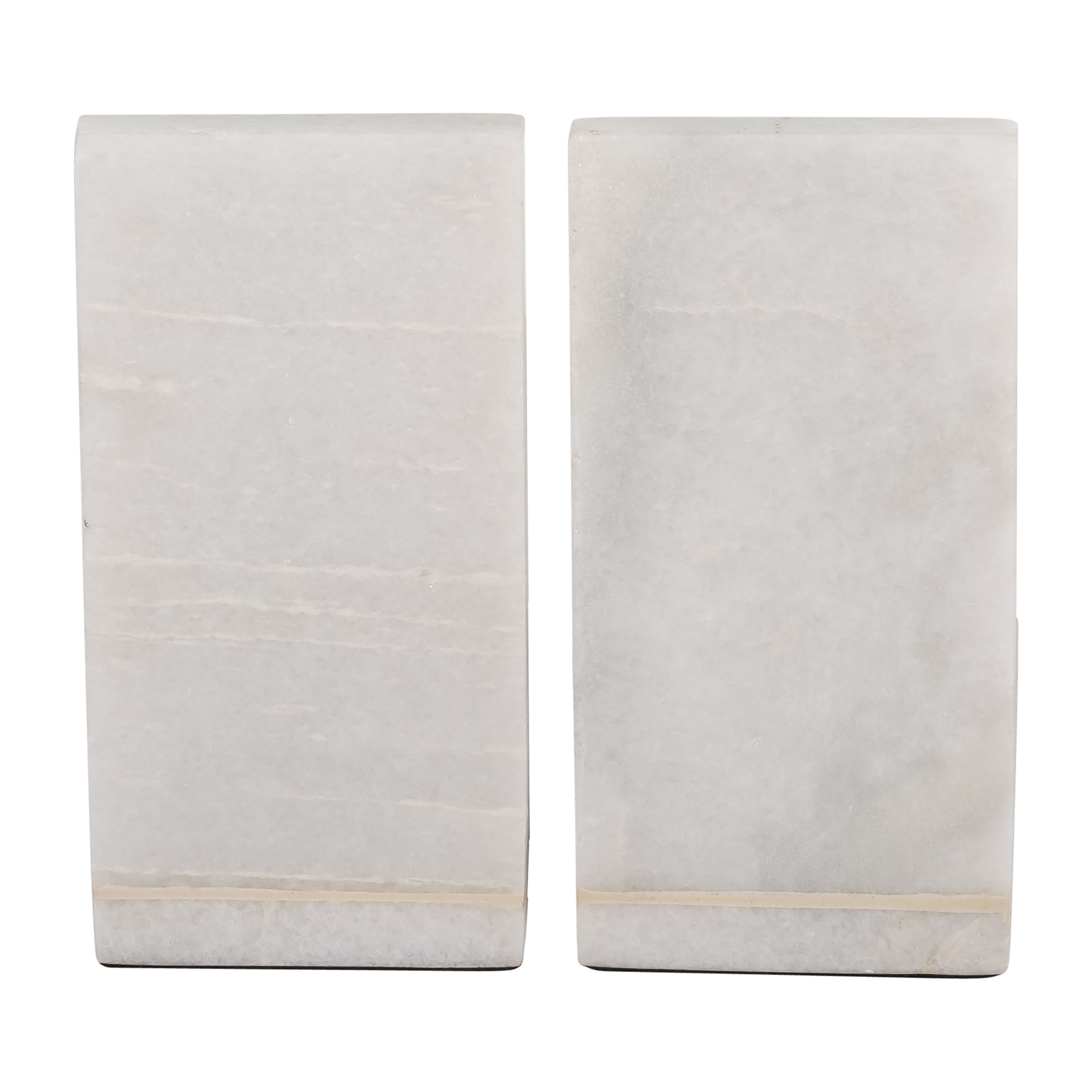 Yin & Yang: Black & White Marble Bookends (Set of 2)