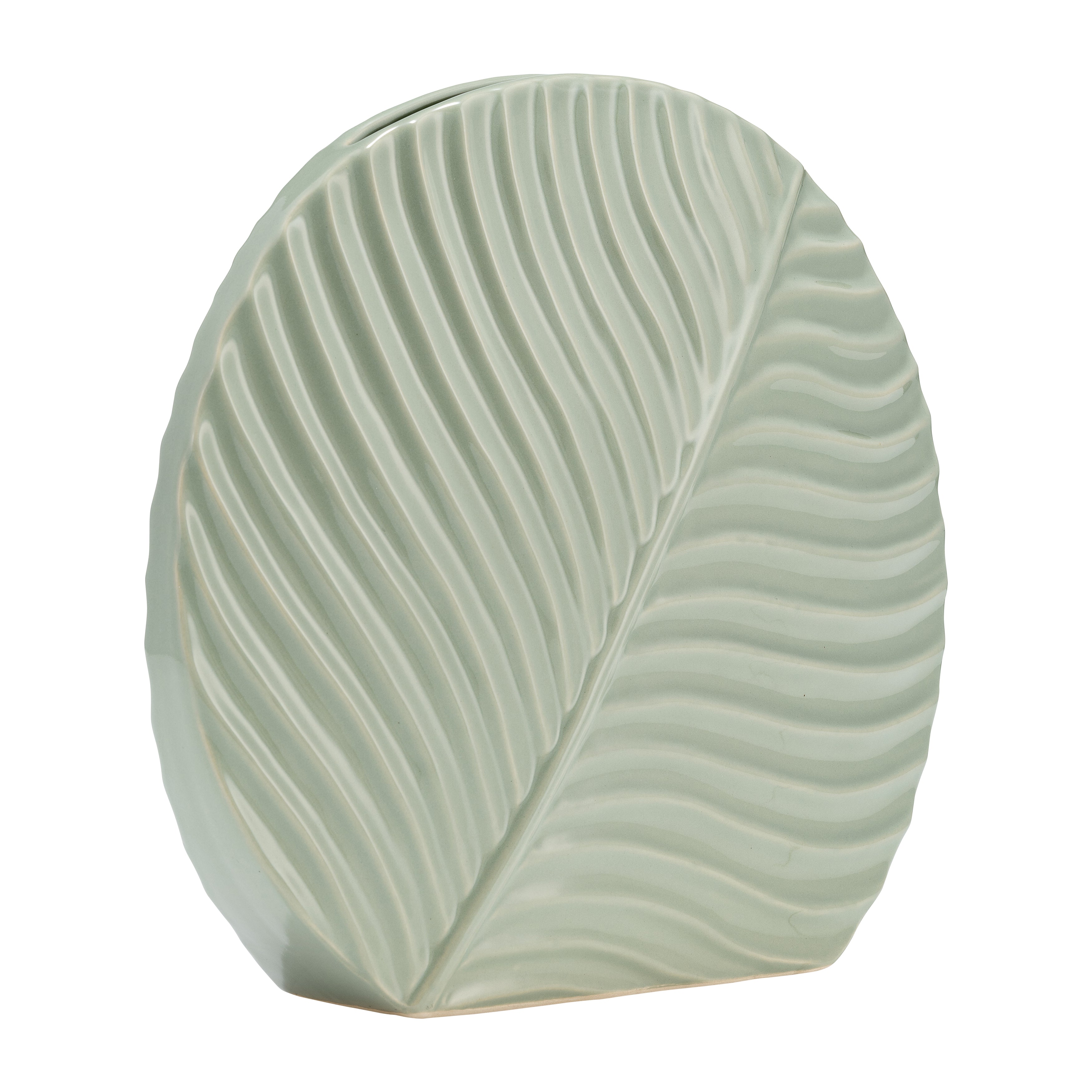 The "It" Shade for Greenery: Ceramic's 11" Cucumber Ceramic Vase
