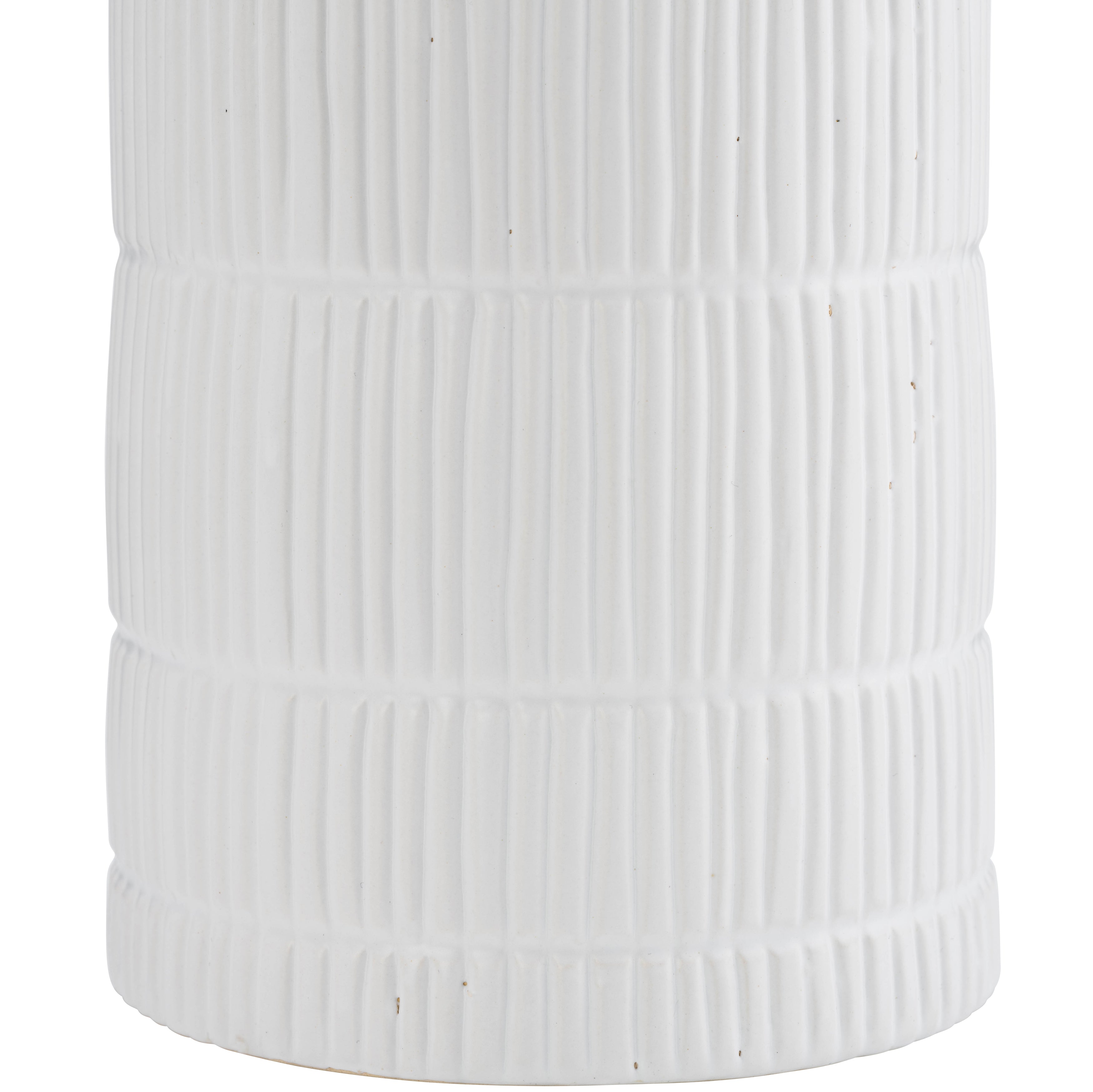 Cloud Nine in White: 18" Vase for Heavenly Stems