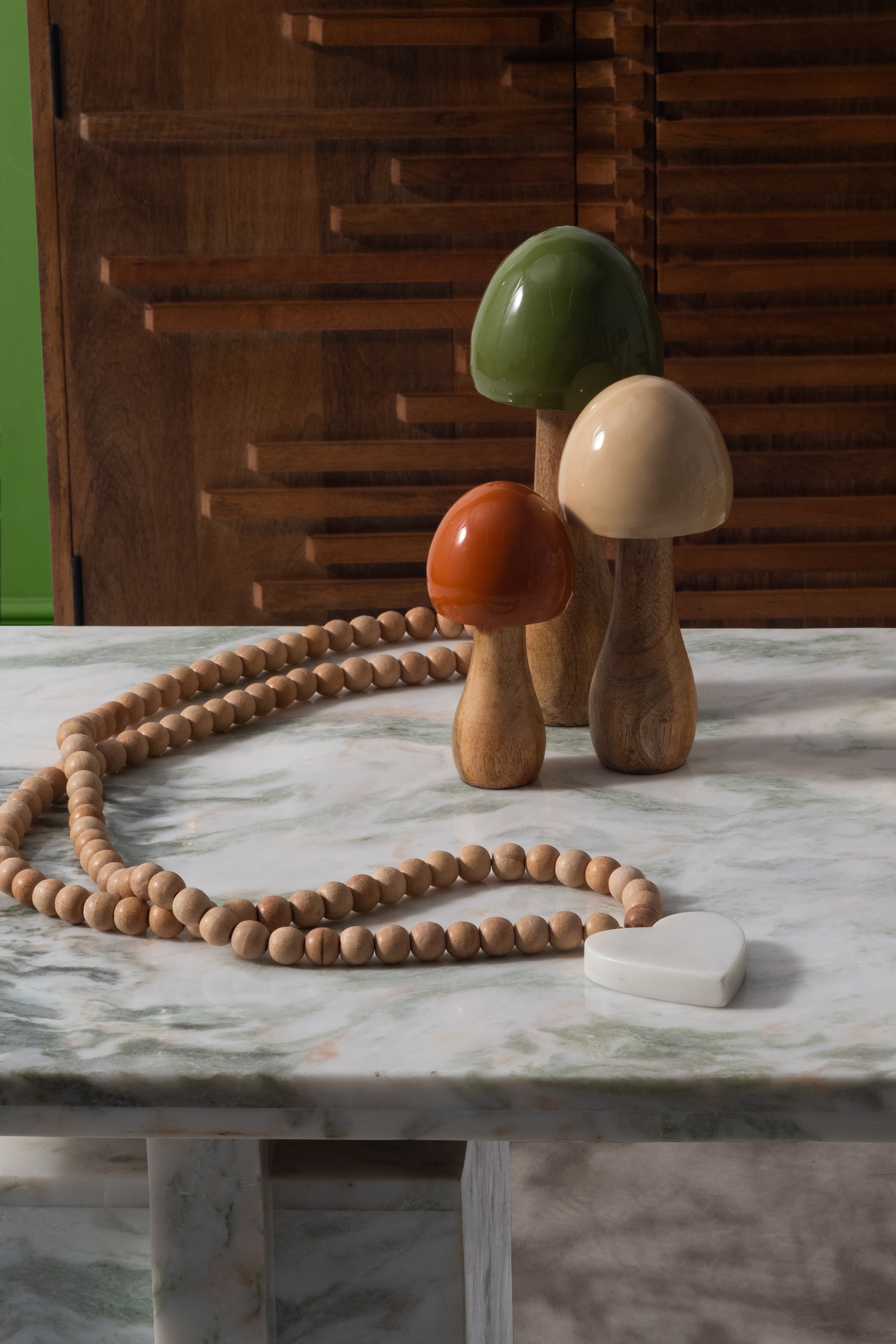 Woodland Wonder: Ivory Coned Wood Mushroom (8")