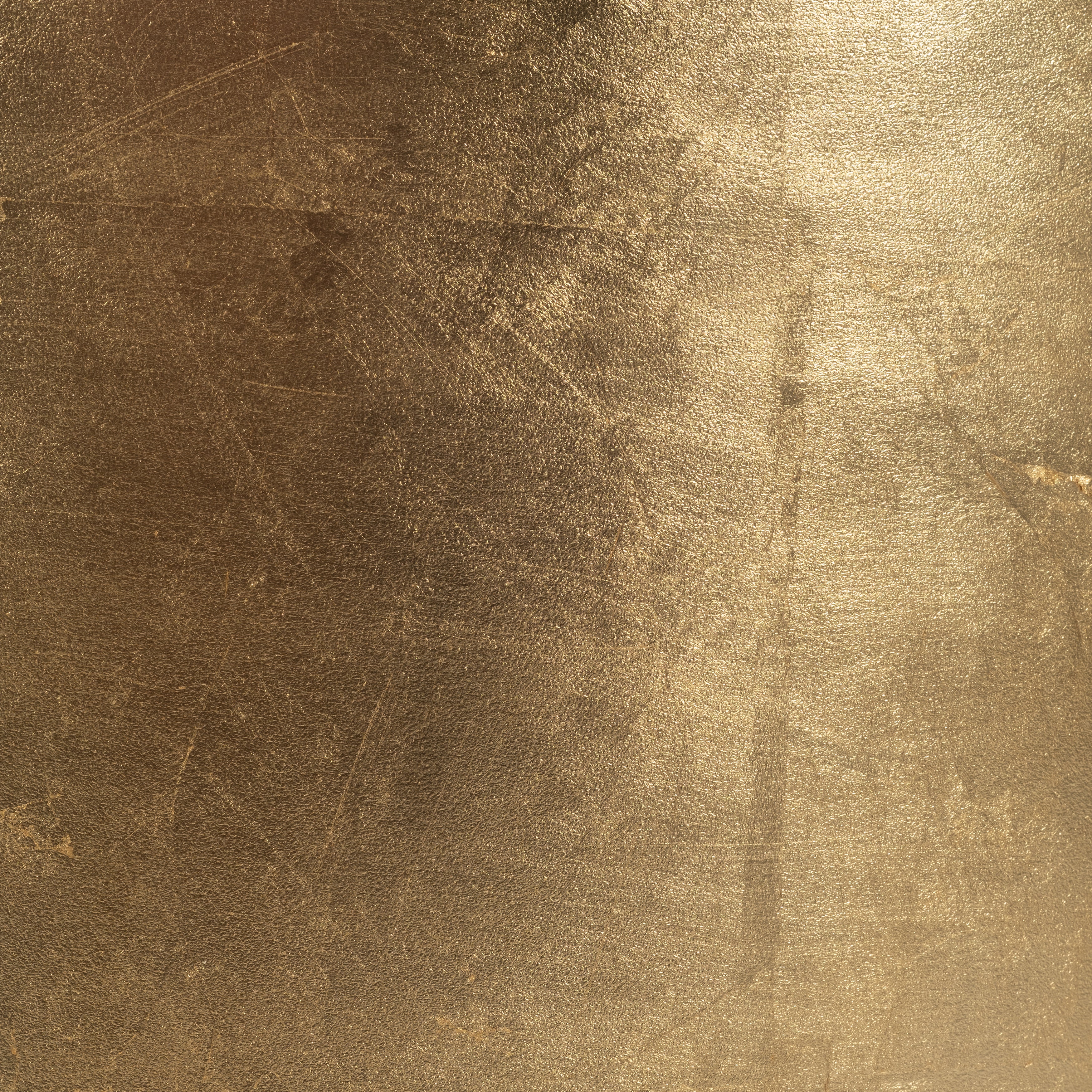 Modern Gold and Black Glass/Wood Side Table