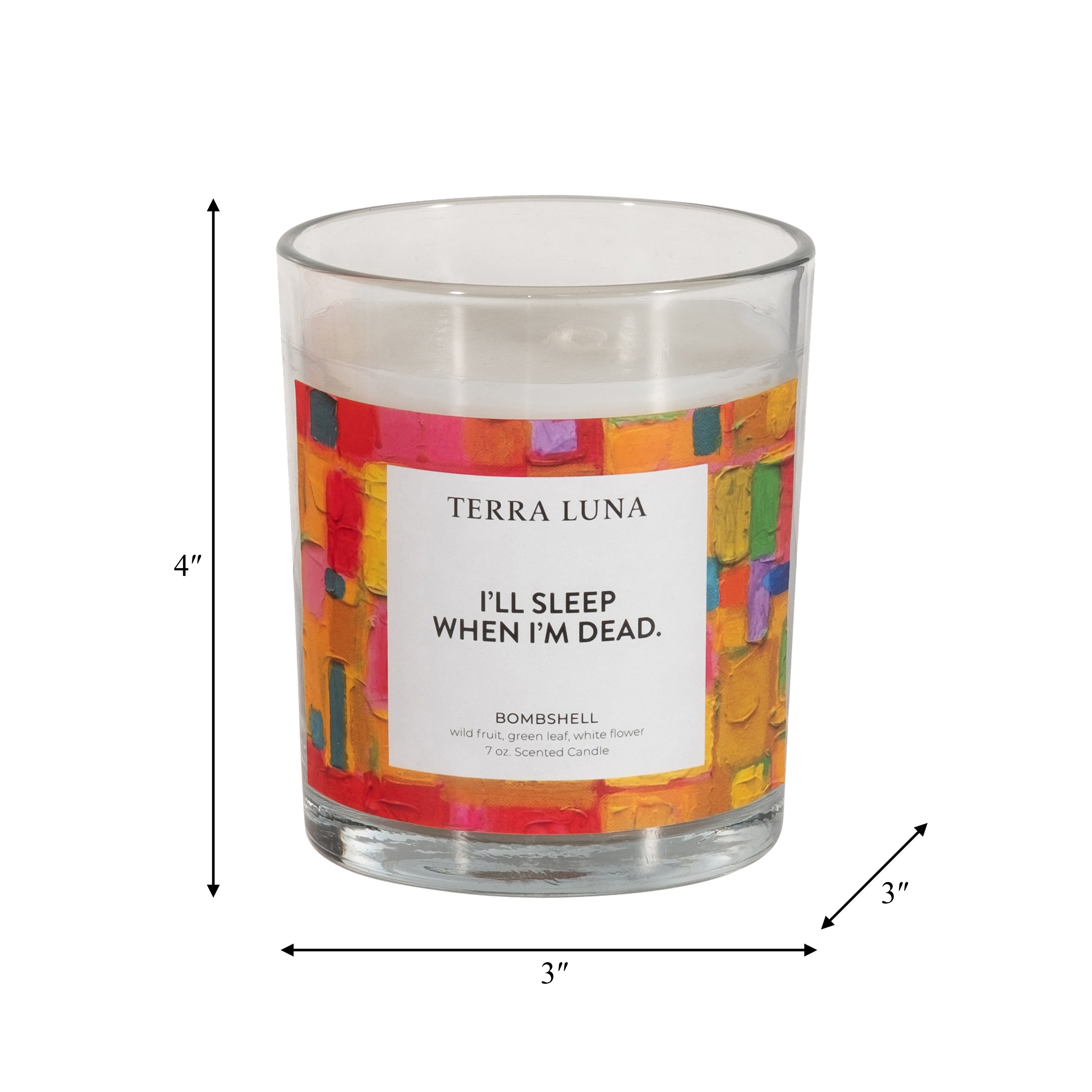 Deep Sleep Dreams: Sleep Well Candle in a Fun Box