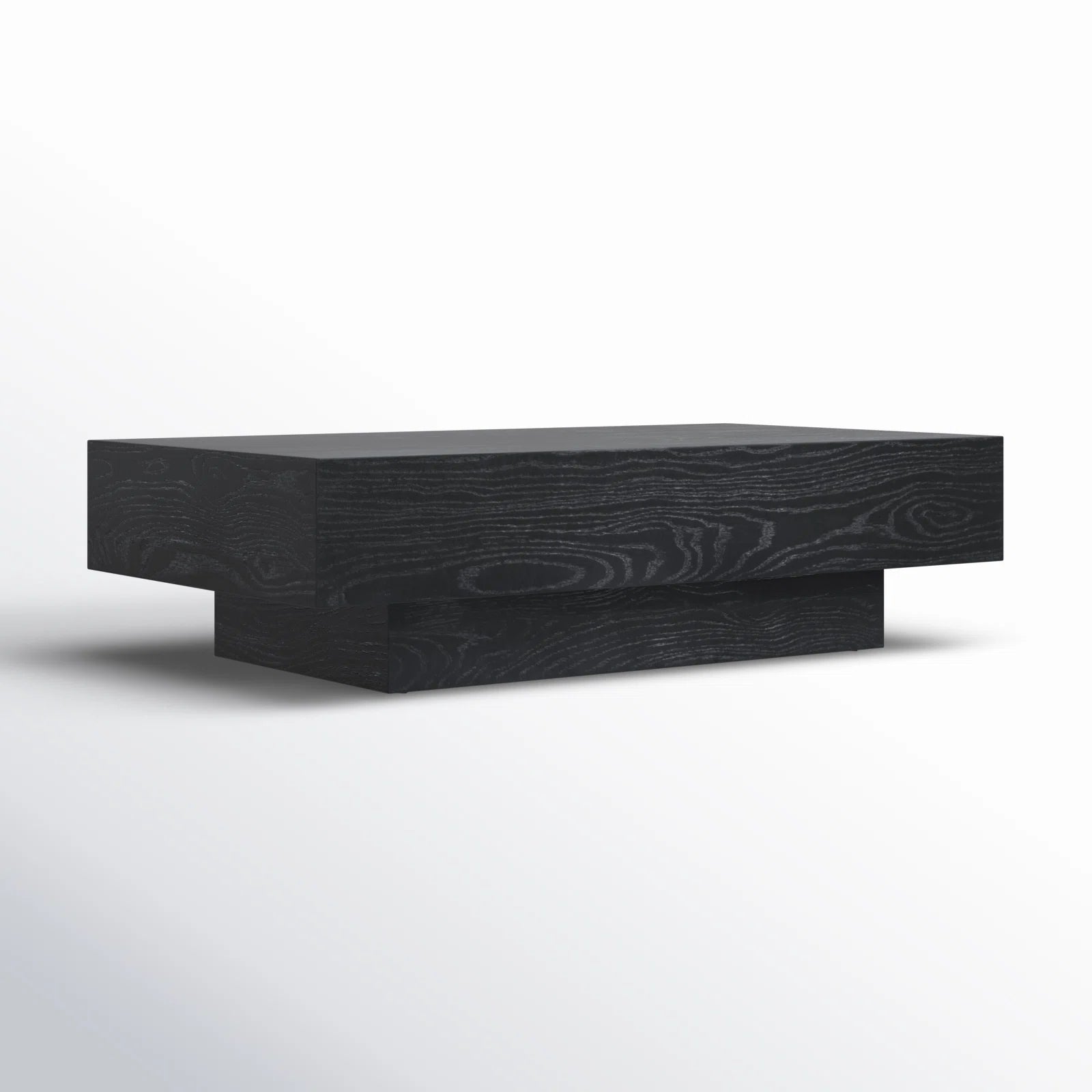 Square Wood Black Cocktail Table