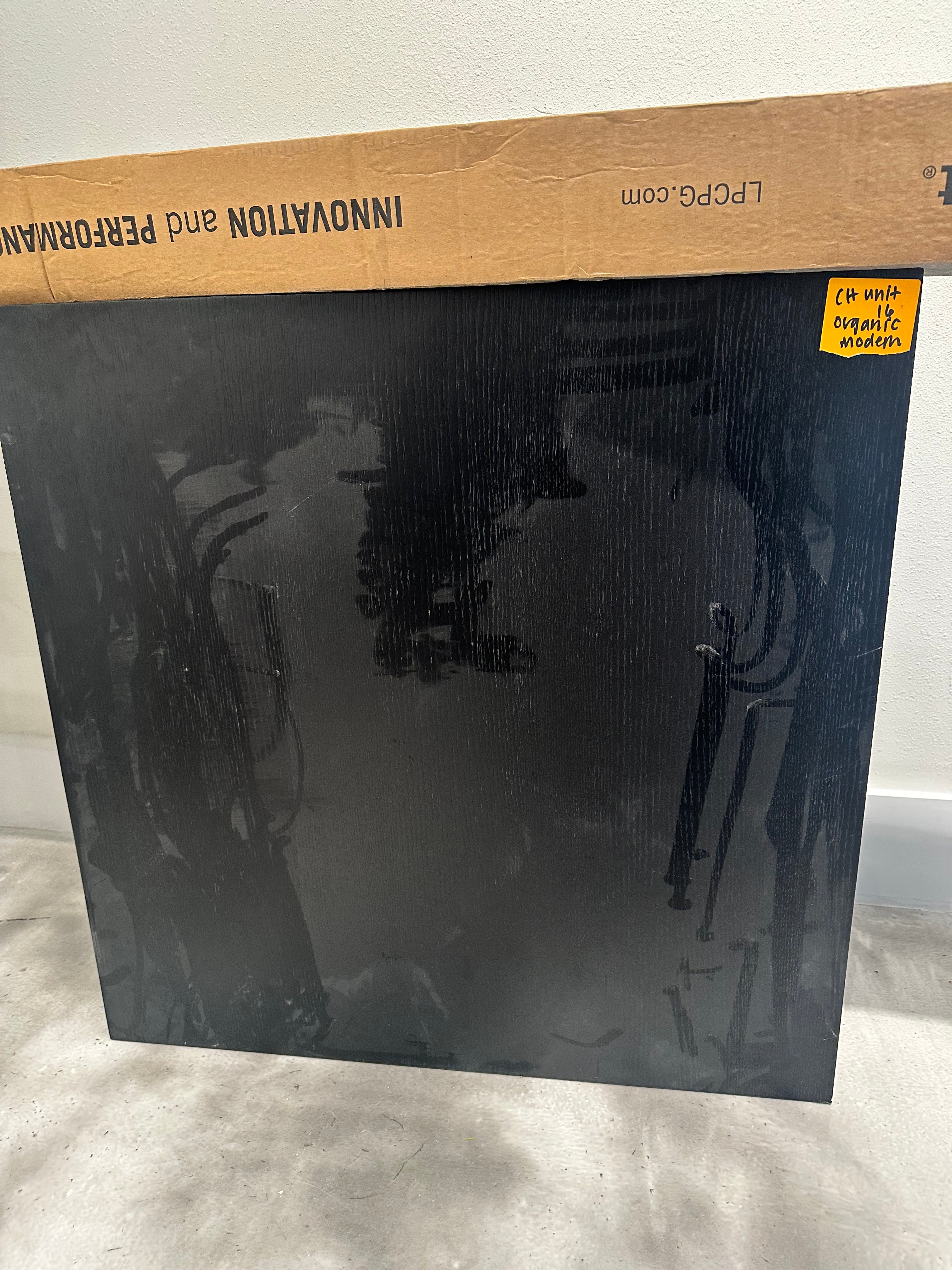 Square Wood Black Cocktail Table