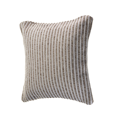 Beige Stripped 22 x 22 Pillow