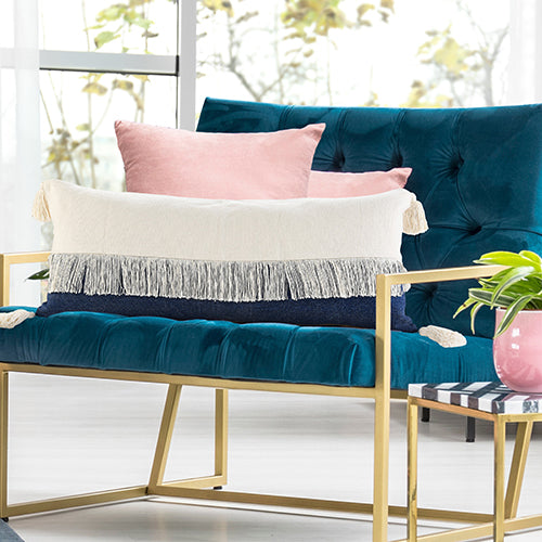 Maverick Midnight Fringe Pillow